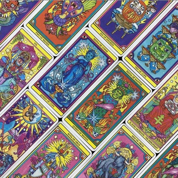 Tarot de El Dios de los Tres Tarot Deck - Picture 4 of 5